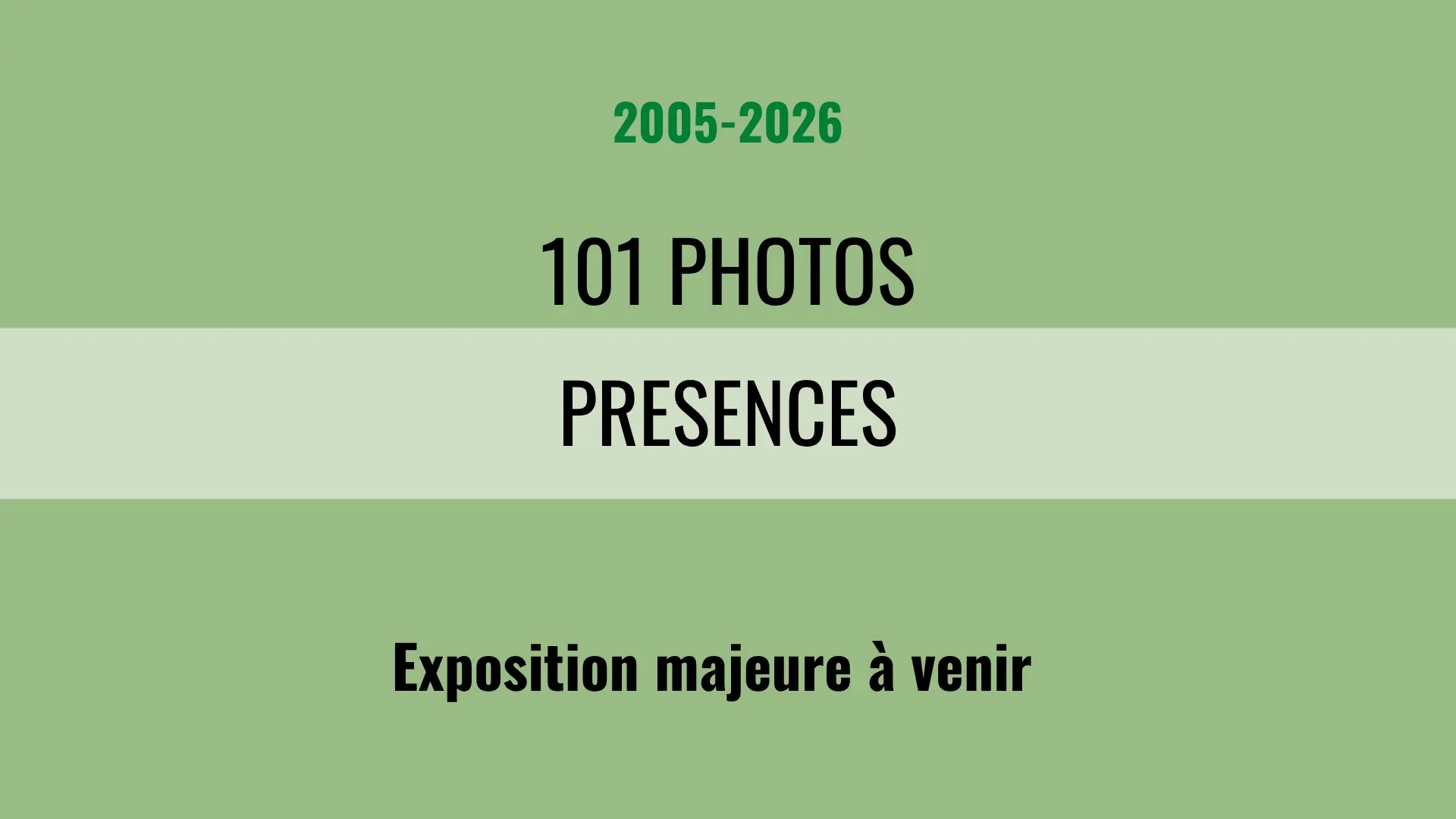 Présences exposition à venir